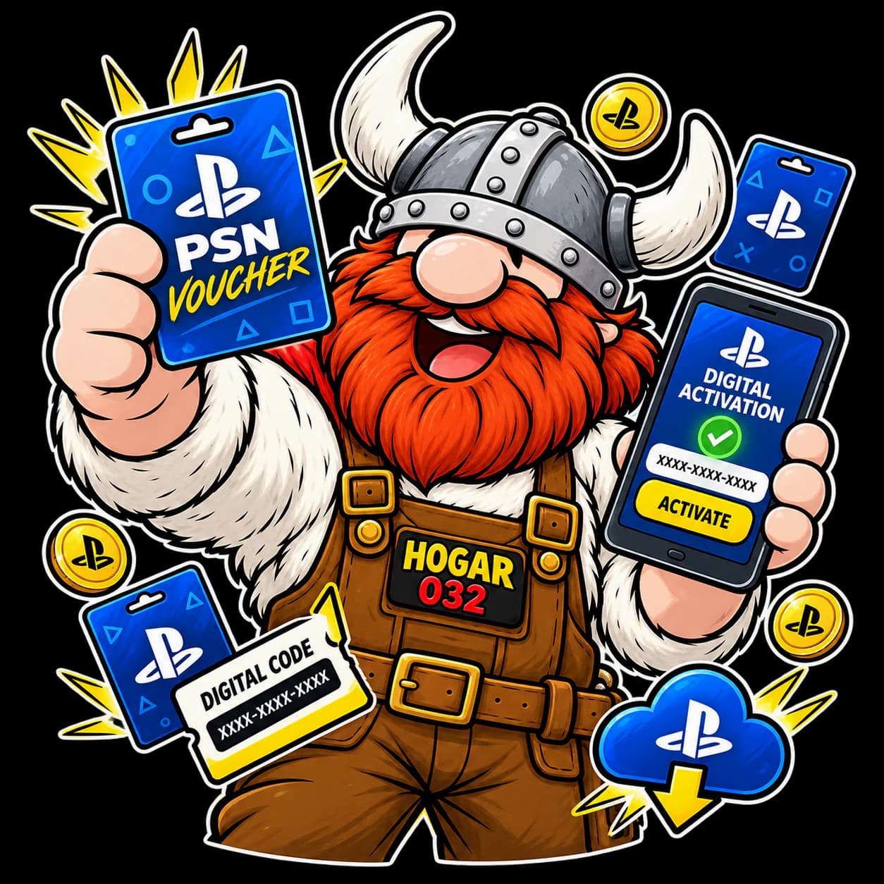 HOGAR 032 vodič za PSN vaučere i digitalnu aktivaciju
