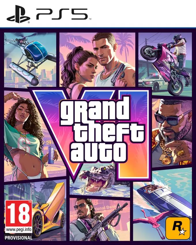 Omot igre GTA 6 za PS5