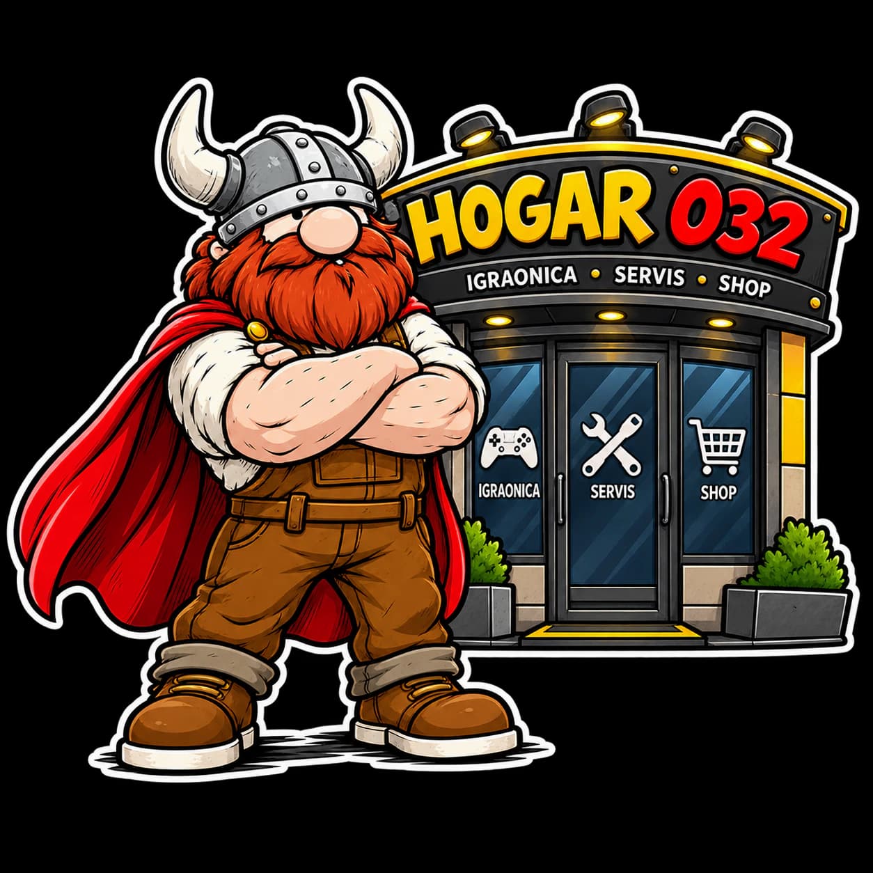 HOGAR 032 viking ispred igraonice, servisa i shopa