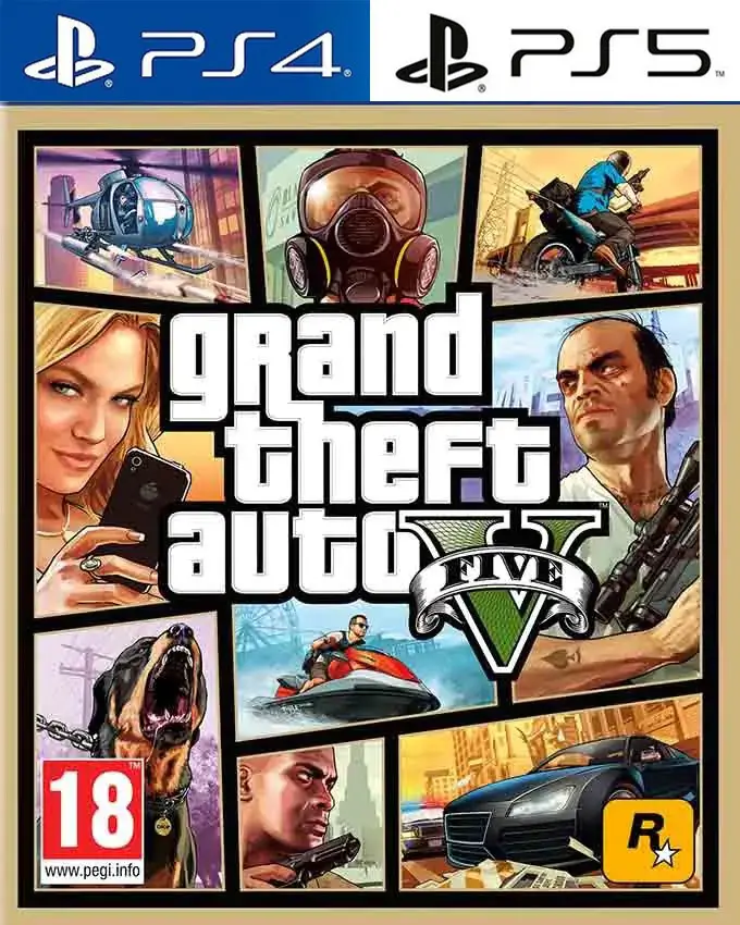 Omot igre GTA V za PS4/PS5