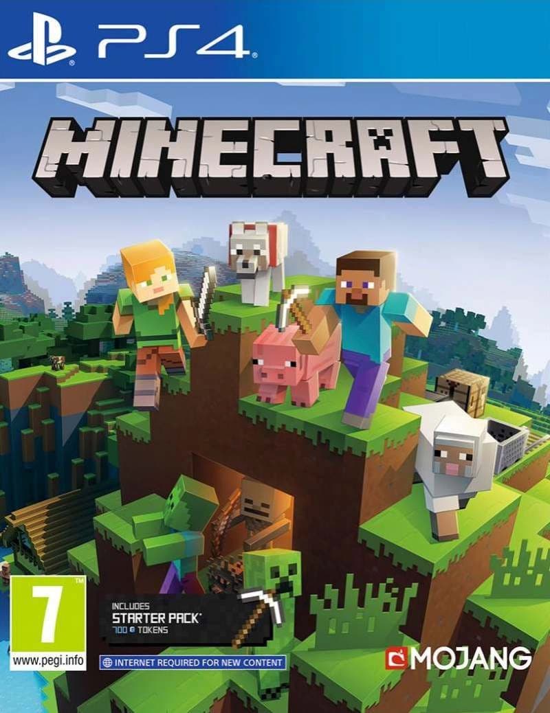 Omot igre Minecraft za PS4/PS5