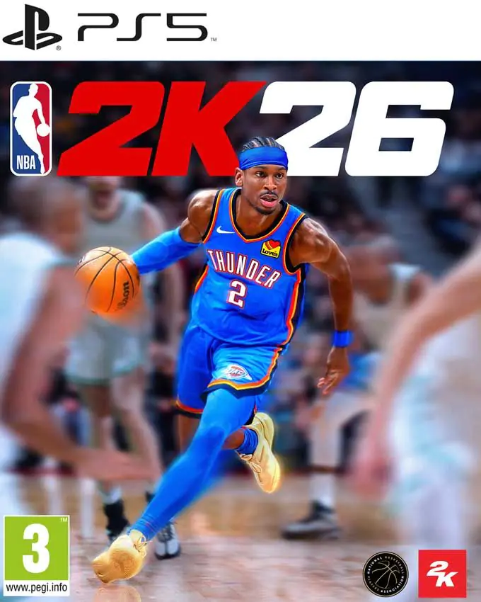 Omot igre NBA 2K26 za PS5